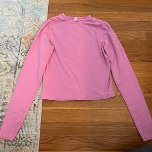 Bubblegum Pink vintage cropped Skims long sleeve size medium